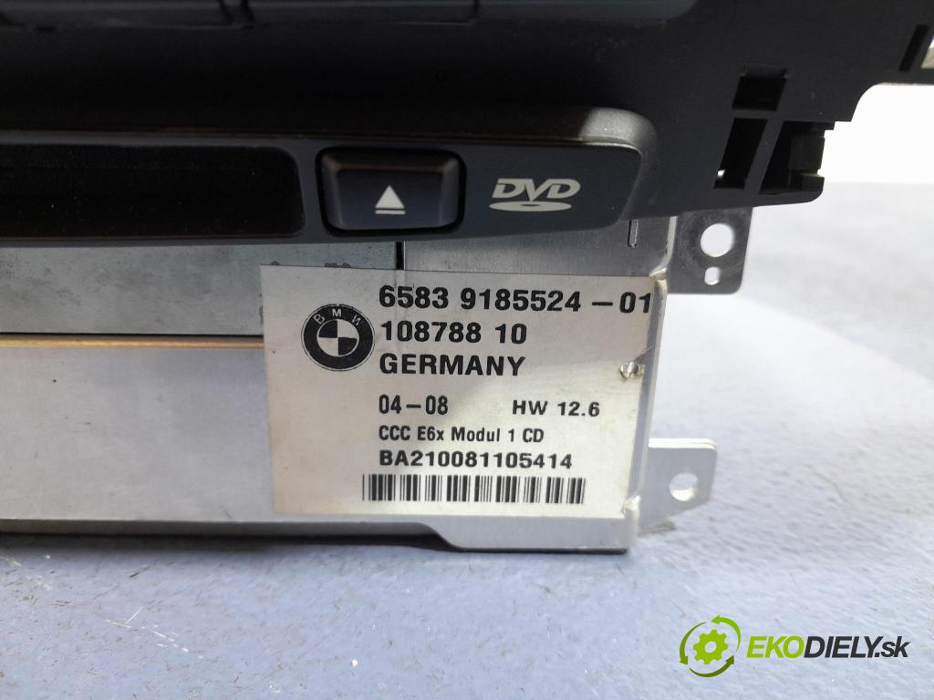 Bmw Seria 5 2008 Radio I Navigácia: 9185524