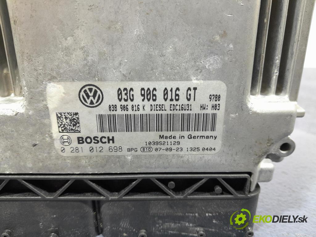 Skoda Superb 2007 riadiaca jednotka Motor: 03G906016GT