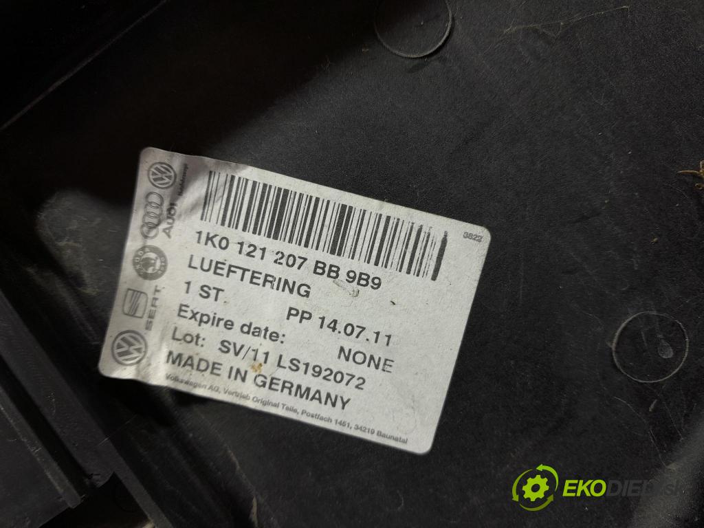 Vw Touran 2003 Ventilátor Chladič: 1K0121207BB