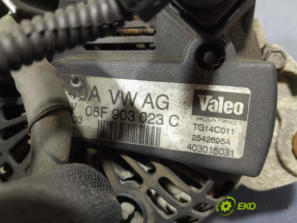 Vw Touran 2003 Alternator 06F903023C