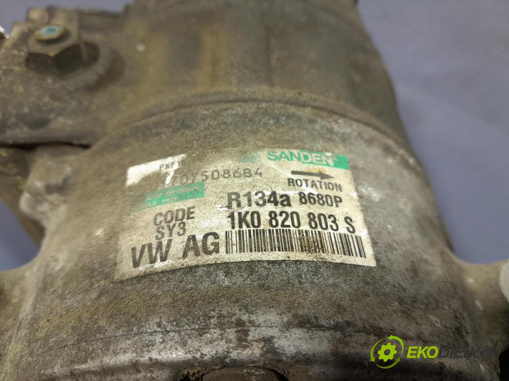 Vw Touran 2003 Kompresor: Klimatizácia: 1K0820803S