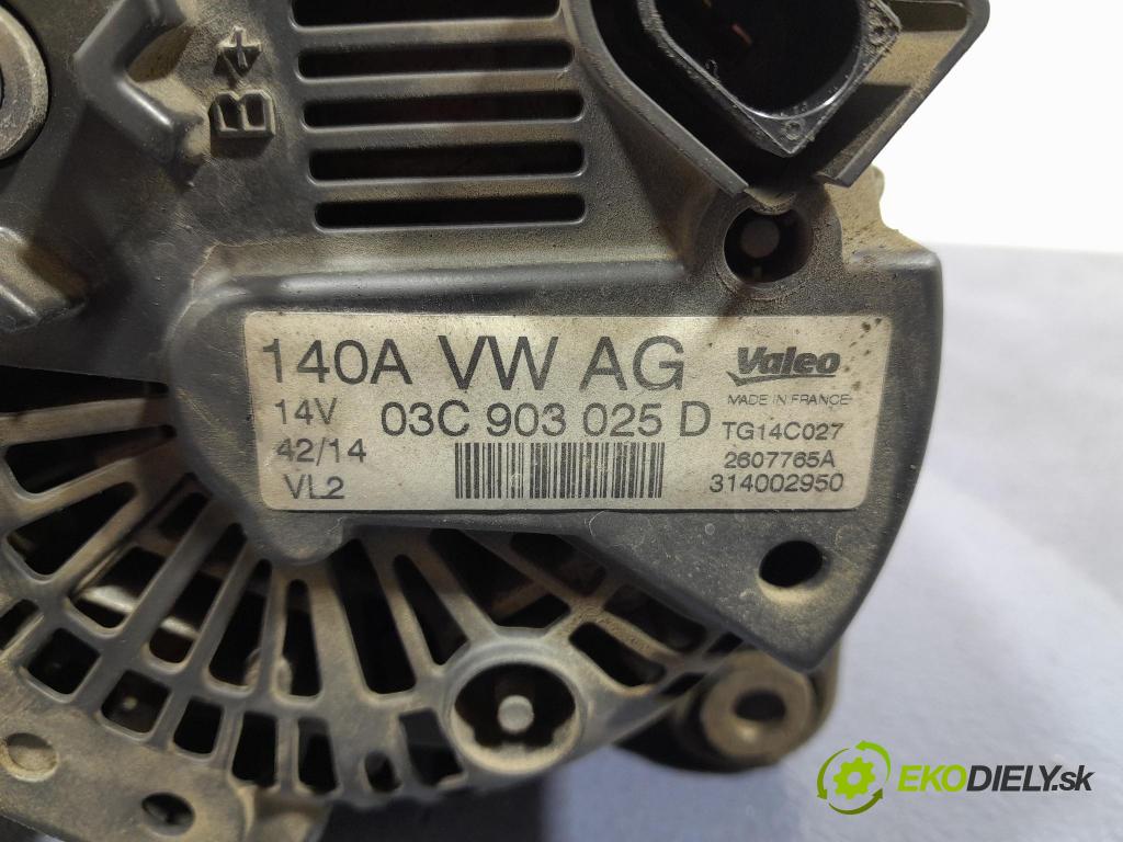 Seat Altea 2014 Alternator 03C903025D