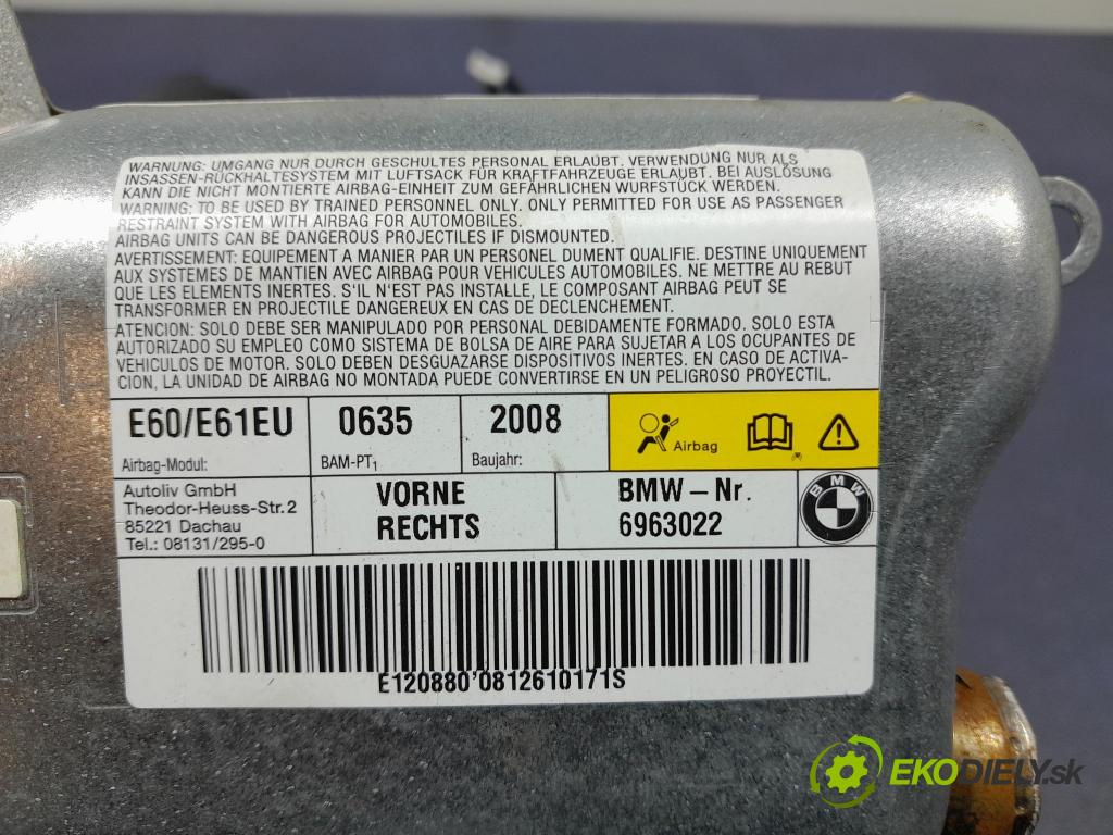 Bmw Seria 5 2008 kokpit,pristrojová doska 6976421