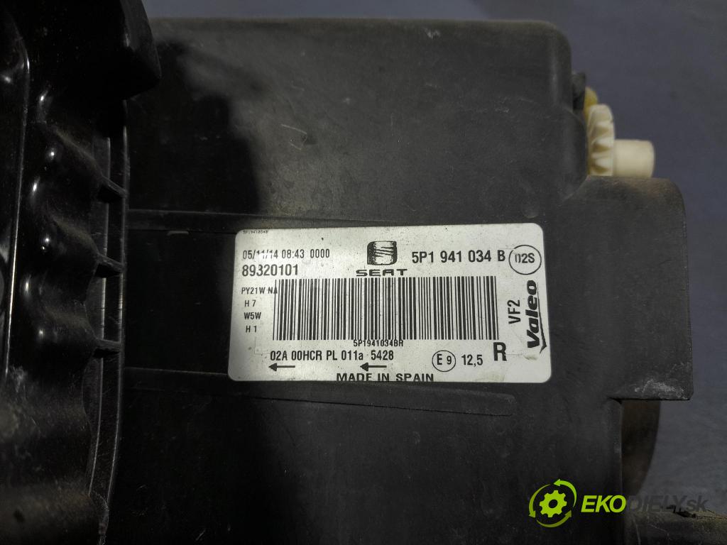 Seat Altea 2014 Reflektor: v pravo: 5P1941034B