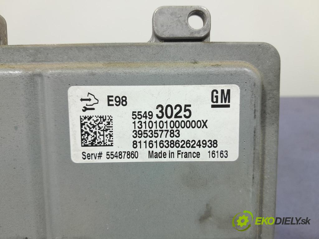 Opel Astra 2016 řídící jednotka Motor: 55493025