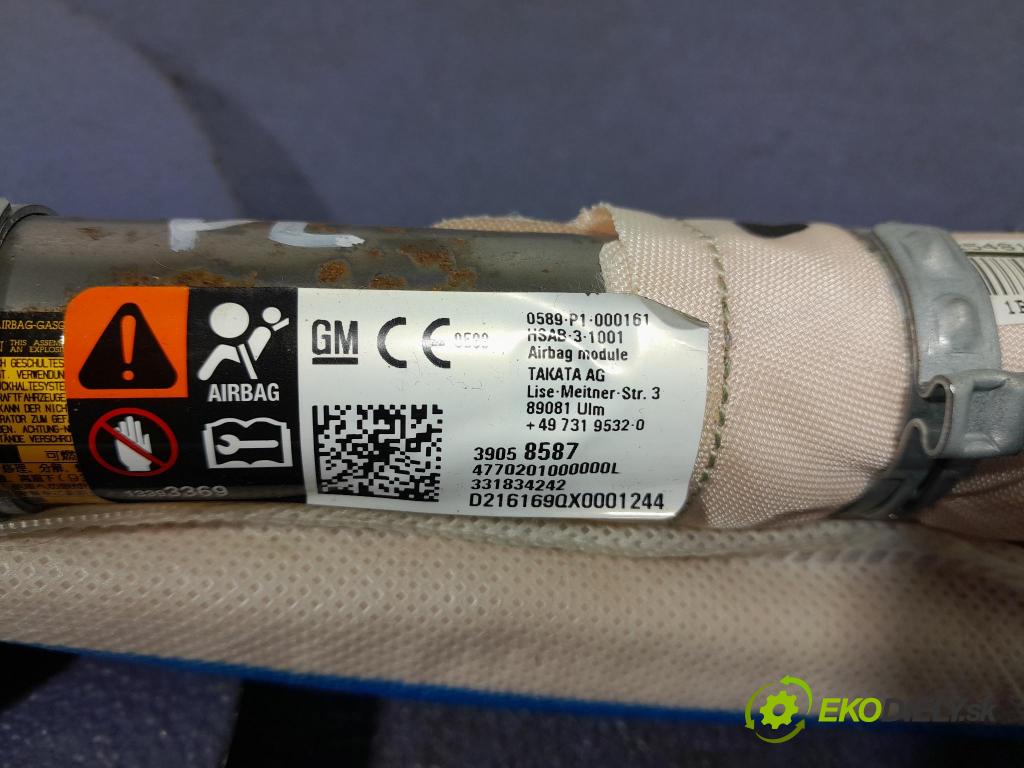 Opel Astra 2016 Airbag: clona x 39058587