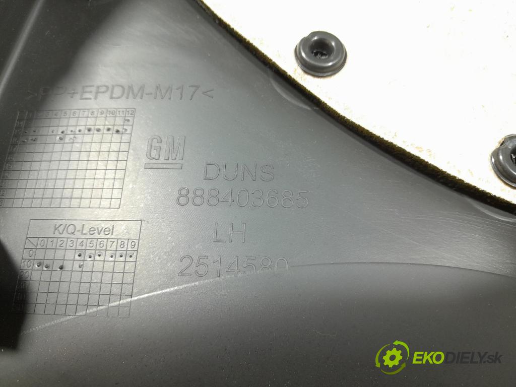 Opel Astra 2016 Tapacír: dveře Zad: levá 