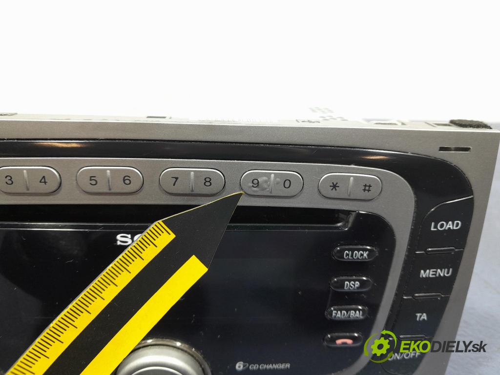 Ford S-max 2007 Radio I Navigace: 6M2T-18C939-BF