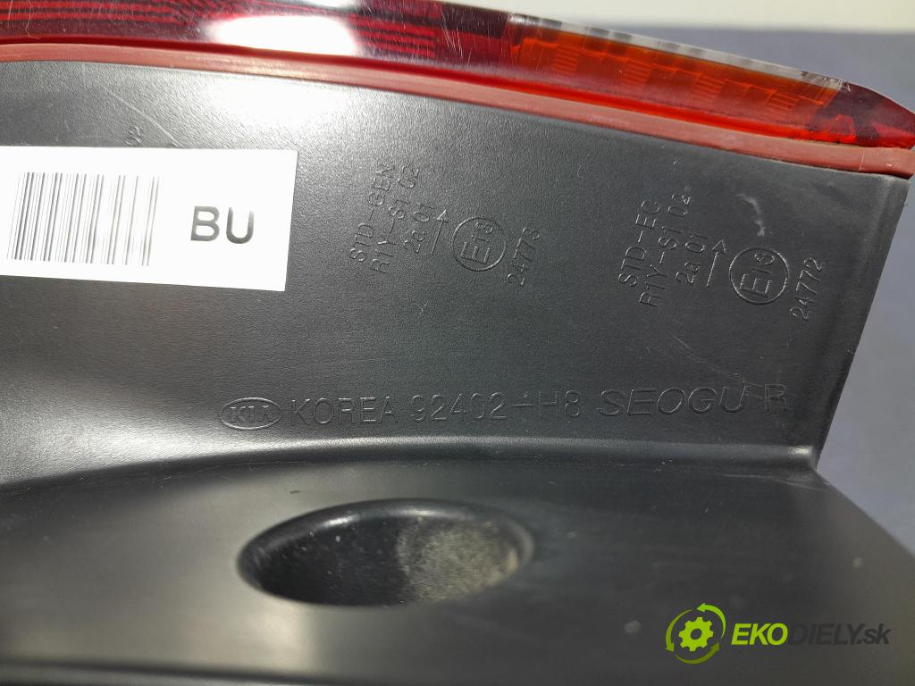 Kia Rio 2019 světlo Zad: Práva: Mimo: 92402-H8