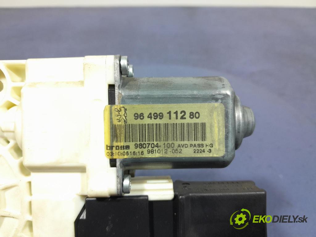 Peugeot 307 2007 mechanizmus okna Okná: Predné v pravo: 9649911280