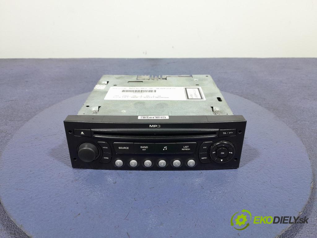 Peugeot 307 2007 Radio I Navigace: 9662925977