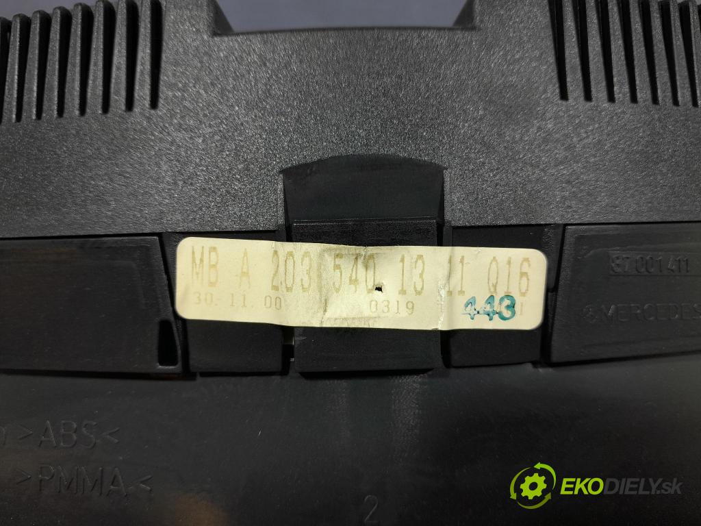 Mercedes C-klasa 2000 prístrojovka/ budíky A2035401311
