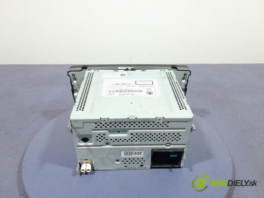 Skoda Octavia 2010 Radio I Navigace: 1Z0035161G
