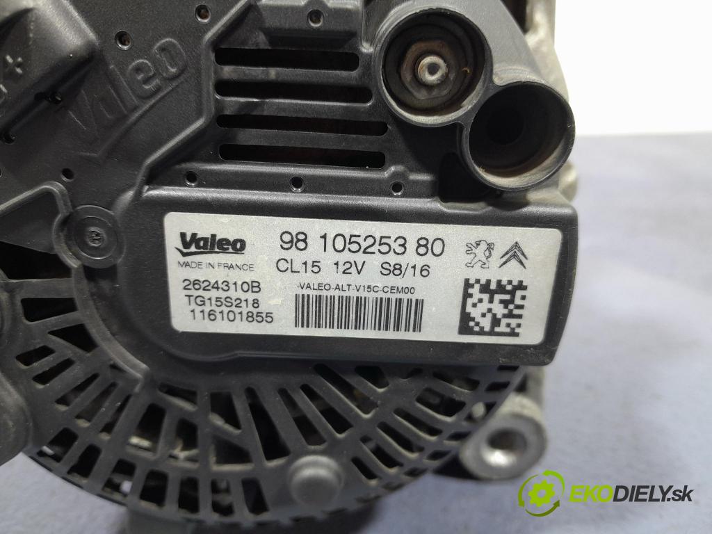 Citroen Berlingo 2016 Alternator 9810525380