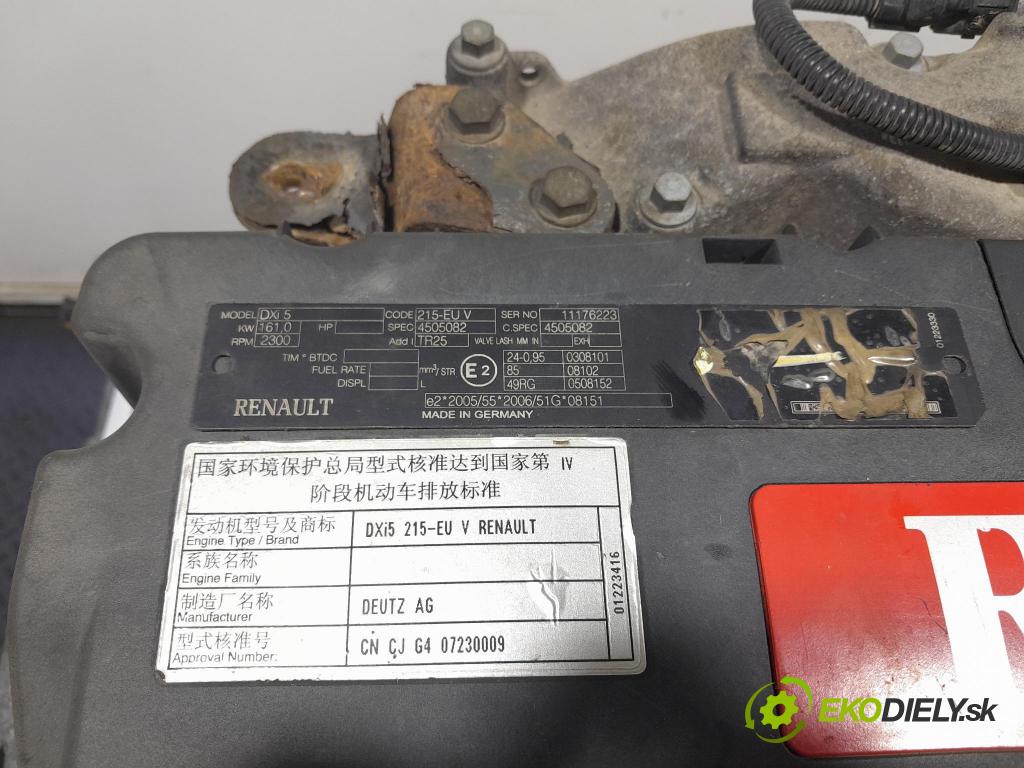 Renault Midlum 2011 motor Diesel DXi5