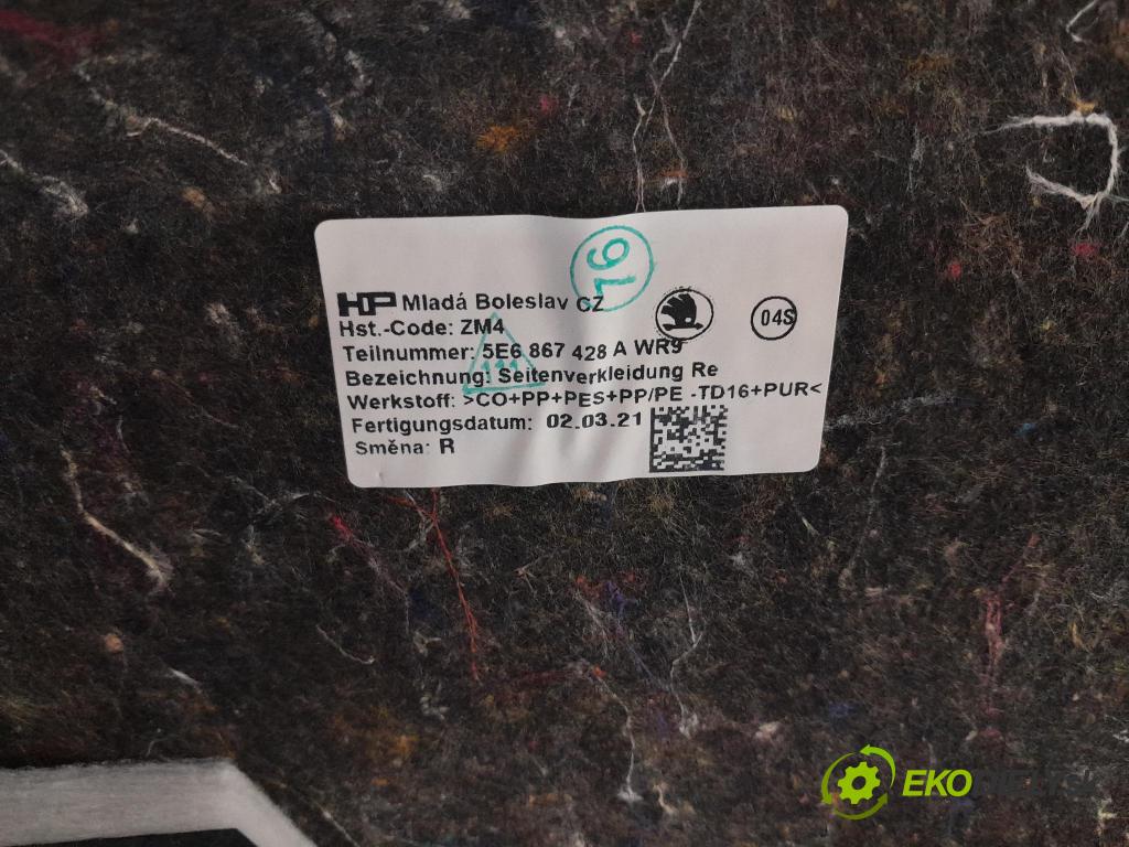 Skoda Octavia 2021 Tapacír: kufr 5E6867428A