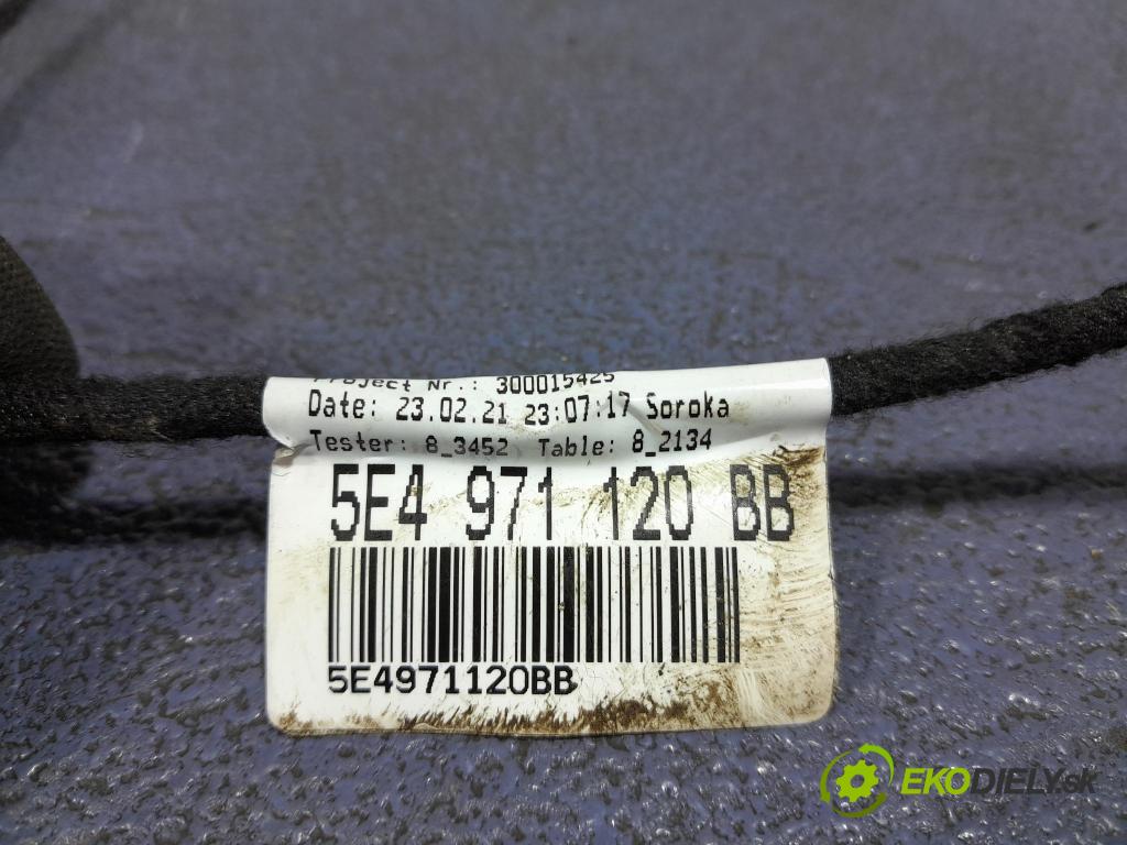 Skoda Octavia 2021 inštalácia Elektrický: 5E4971120BB