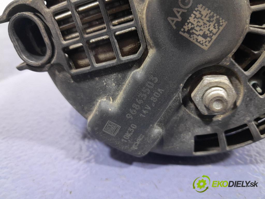 Chevrolet Spark 2010 Alternator 96843503