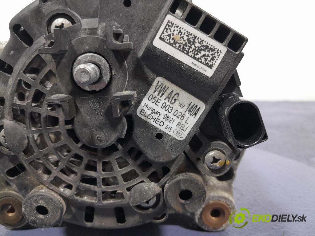 Skoda Octavia 2021 Alternator 05E903026L