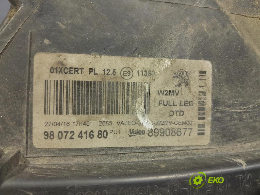Peugeot 508 2016 světlo v pravo: 9807241680