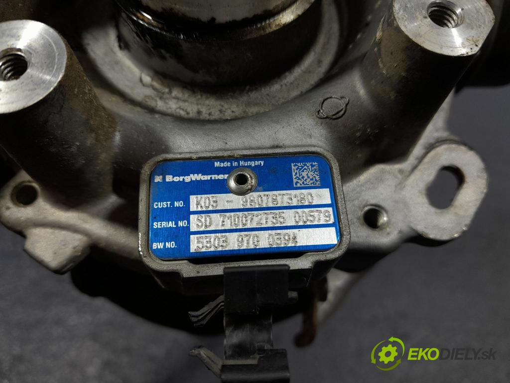 Peugeot 508 2016 Turbo-kompresor: 9807873180