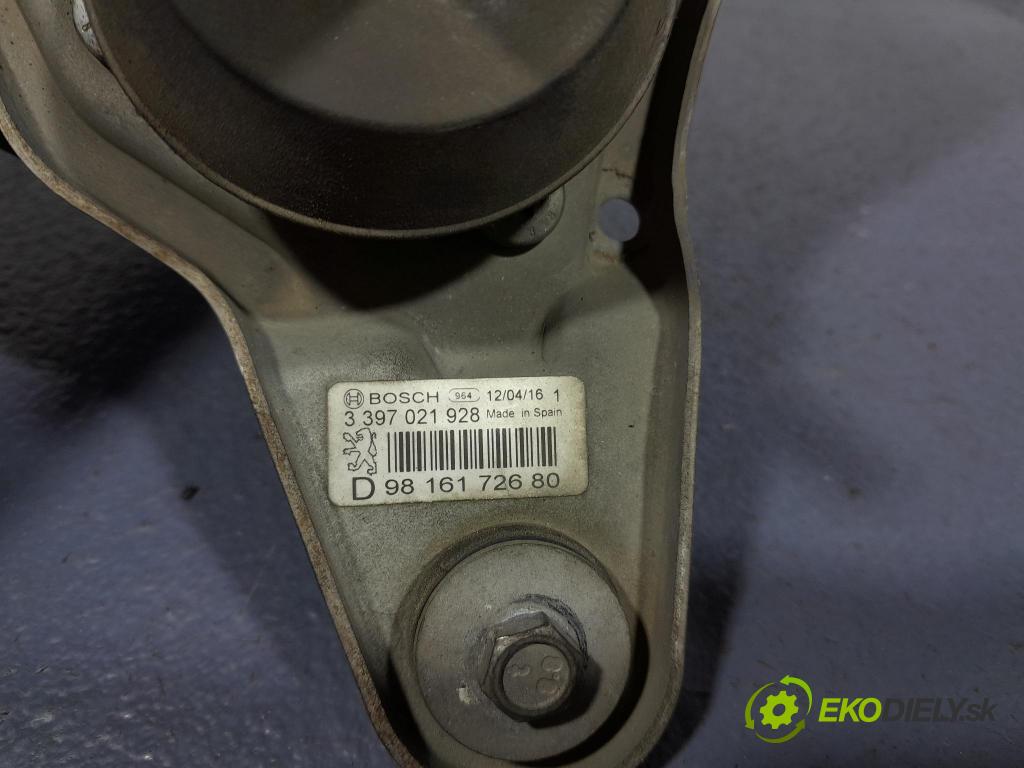 Peugeot 508 2016 mechanizmus motor: Stierače: Predné 9816172680