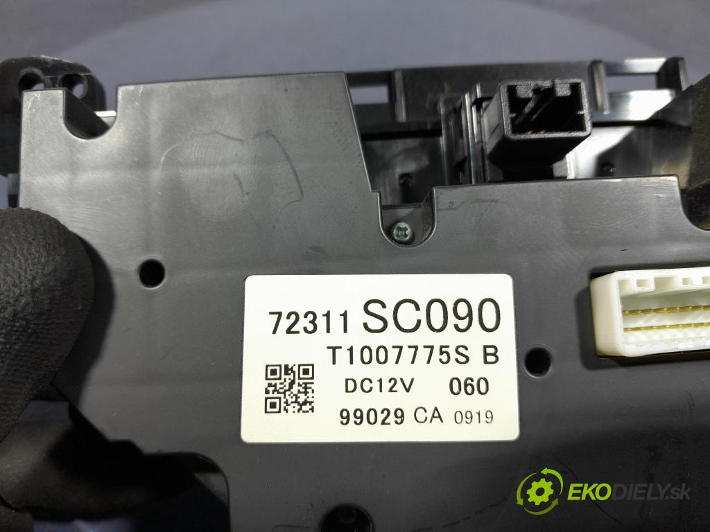 Subaru Impreza 2010 Přepínač Klimatizace: Proud vzduchu 72311SC090
