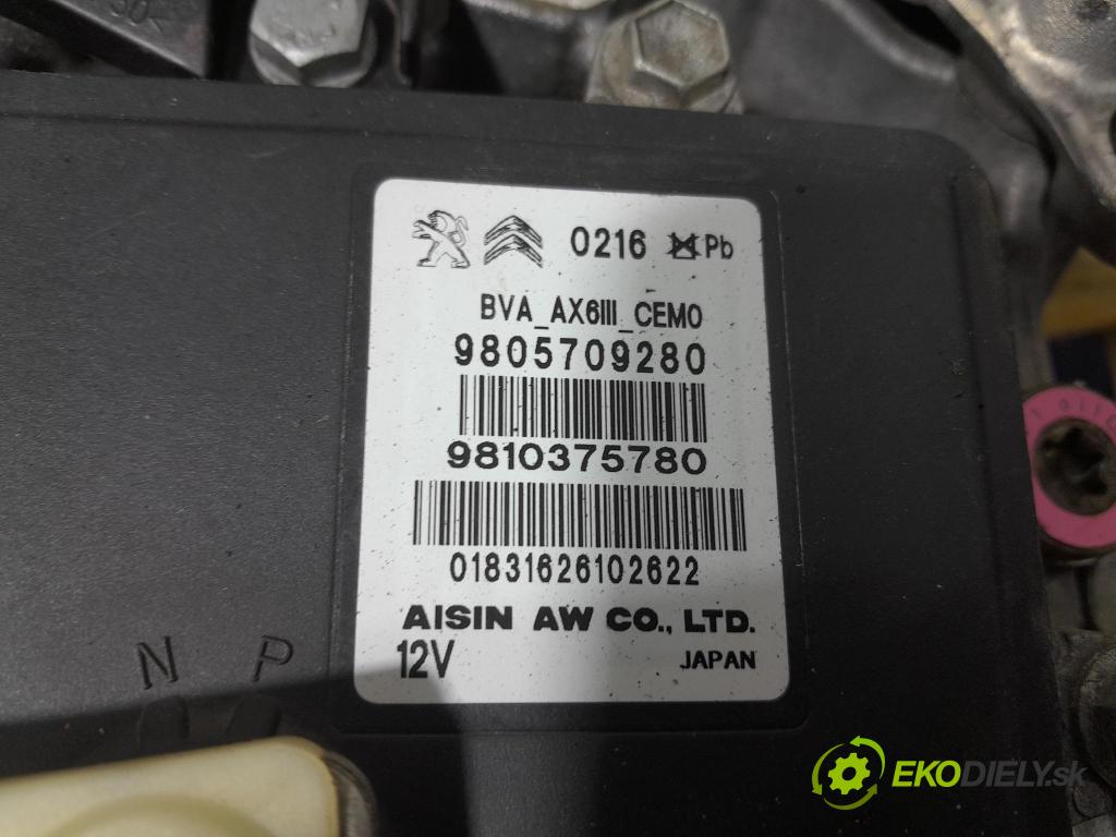 Peugeot 508 2016 prevodovka automatická 20GZ09
