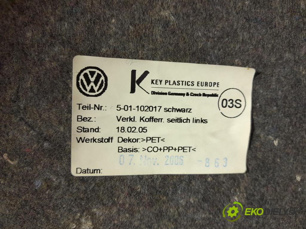 Vw Passat 2007 Čalounictví: kufra: 3C9867427AK