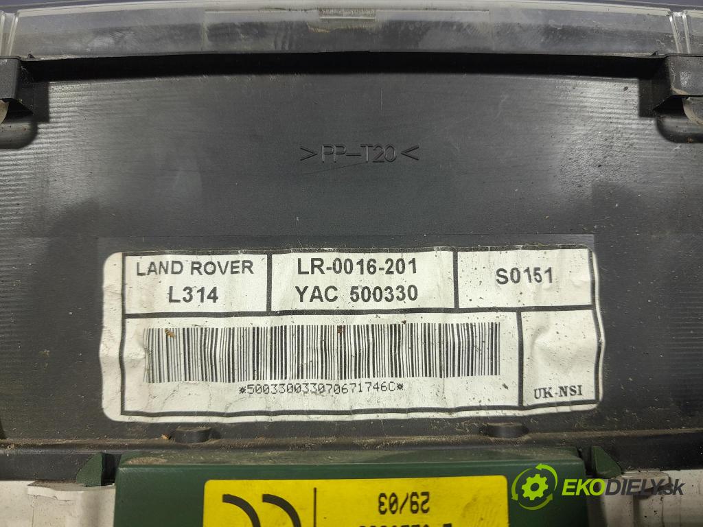 Land rover Freelander 2003 prístrojovka/ budíky YAC500330