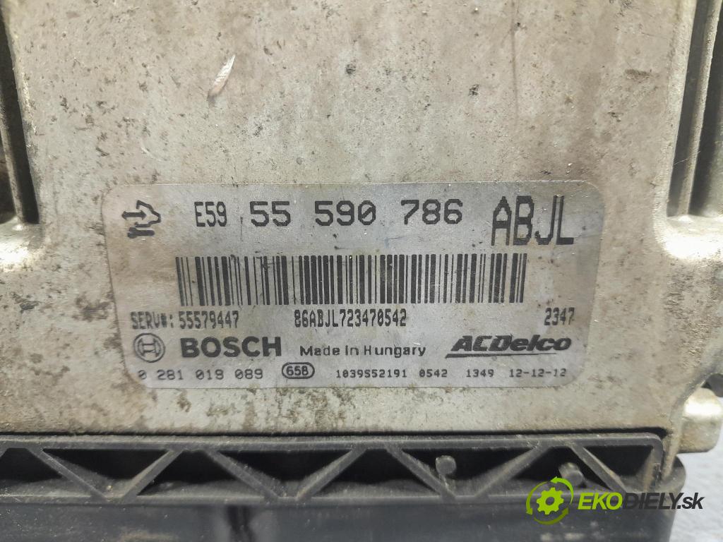 Chevrolet Aveo 2013 řídící jednotka Motor: 55590786