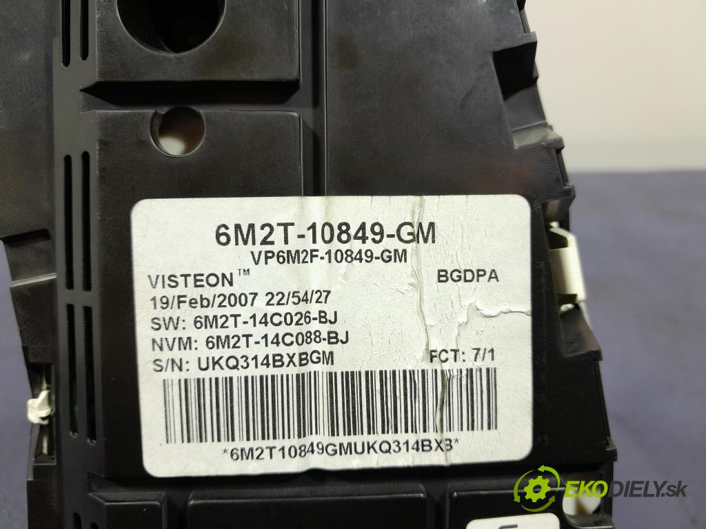 Ford S-max 2007 Přístrojová deska 6M2T-10849-GM