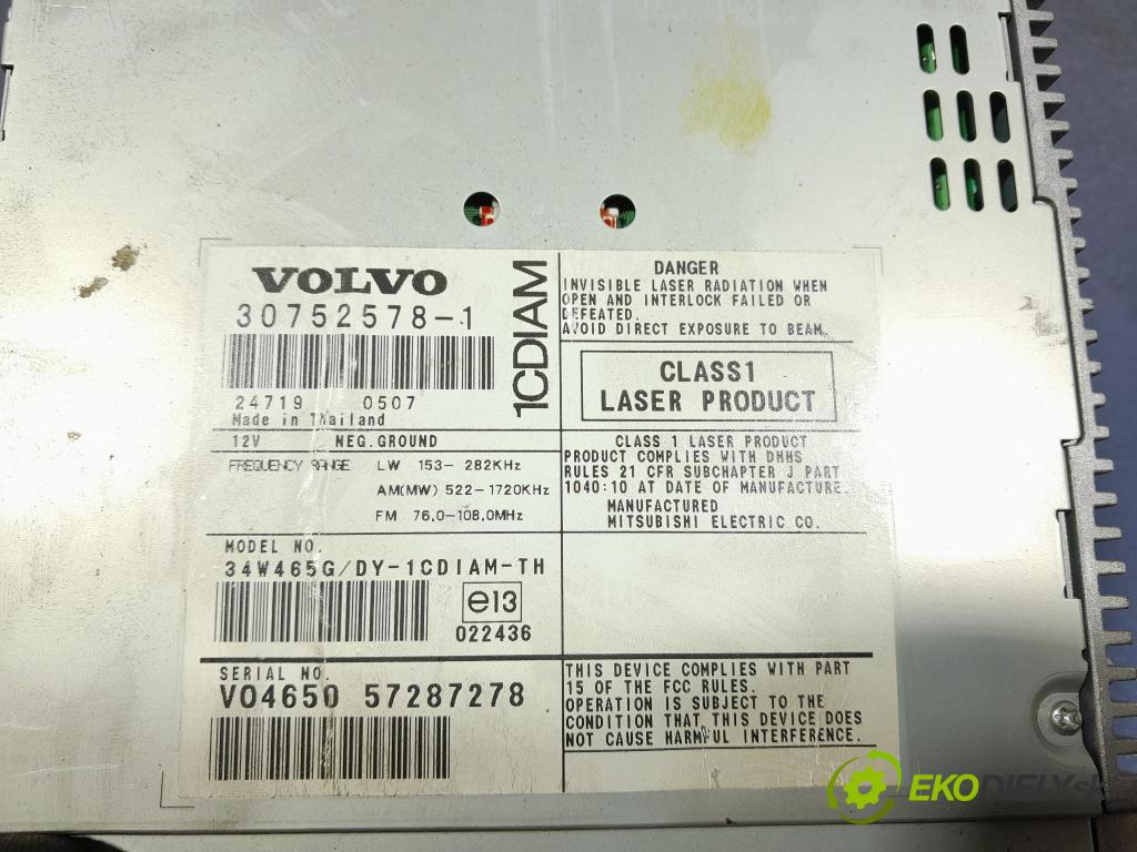 Volvo S40 2005 Radio I Navigace: 30752578