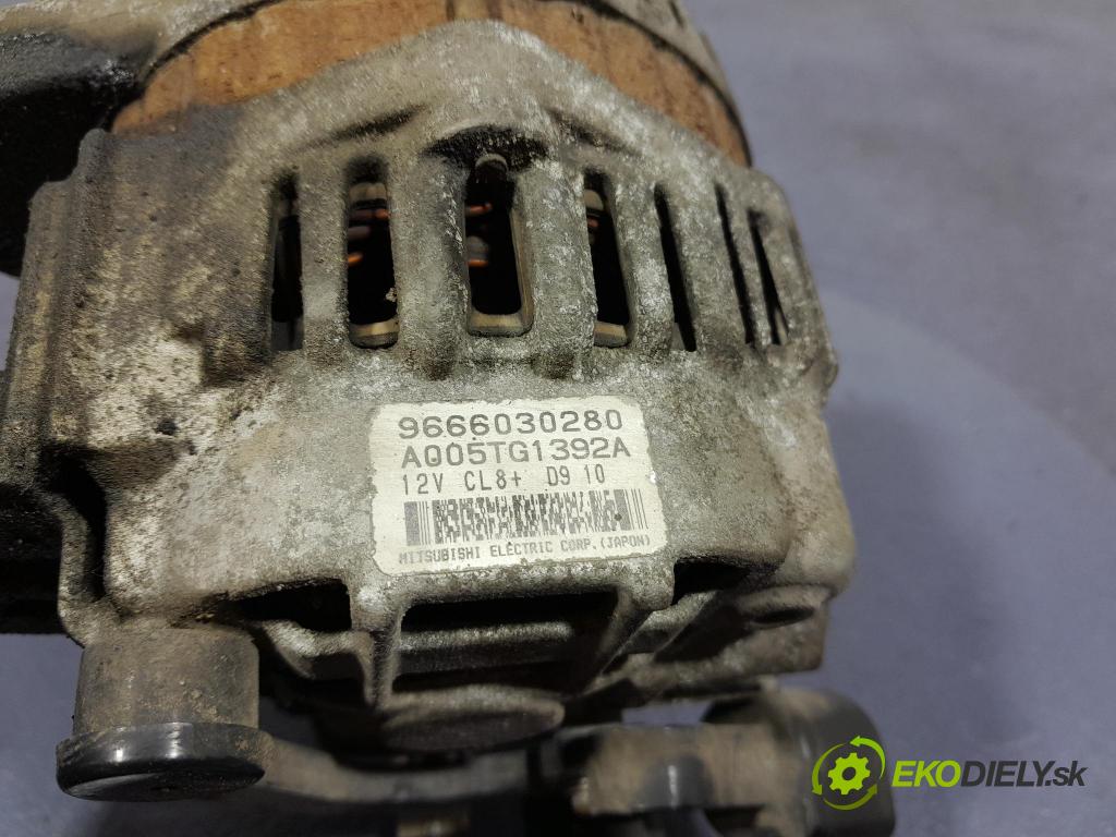 Peugeot 207 2009 Alternator 9666030280