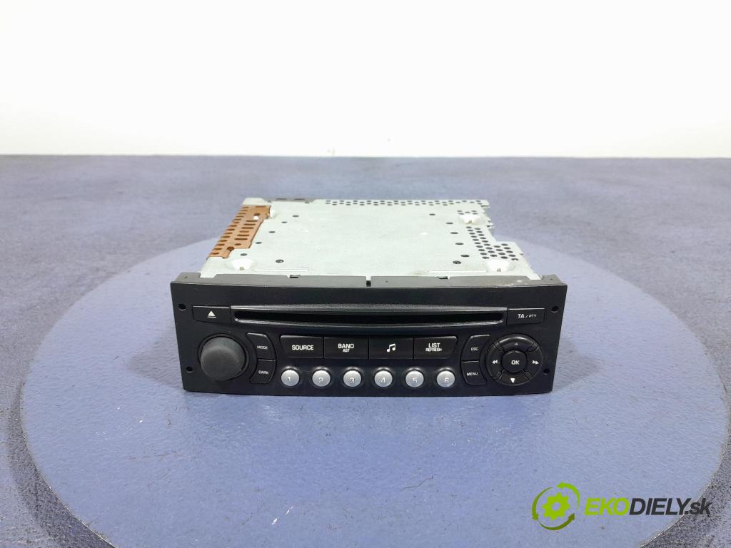 Peugeot 207 2009 Radio I Navigace: 96537894XT