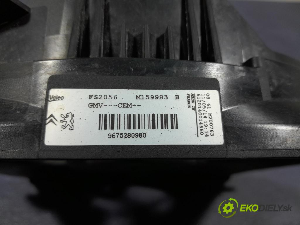 Citroen C3 2014 Ventilátor Chladič: 9675280980