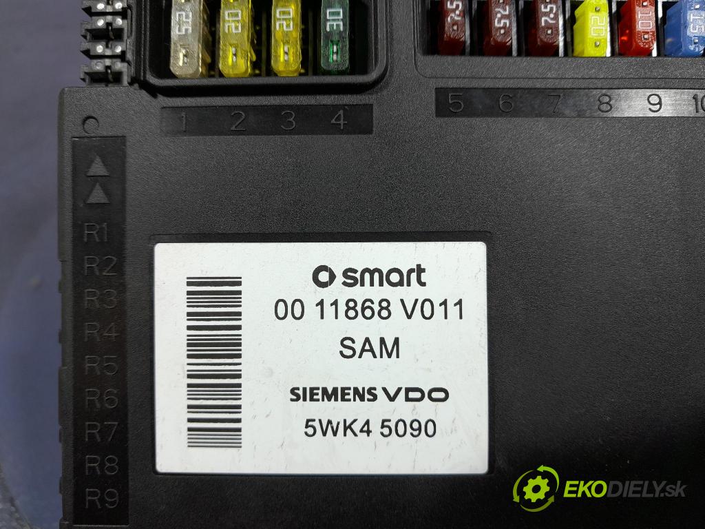 Smart Fortwo 2004 skrinka Poistky: 0011868V011