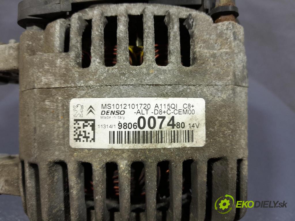 Citroen C3 2014 Alternator 9806007480