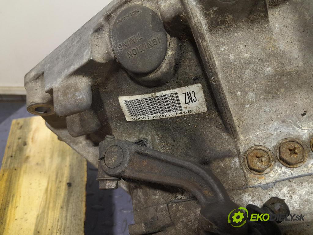 Suzuki Swift 2009 převodovka Ozubené kola: Manualna ZN3