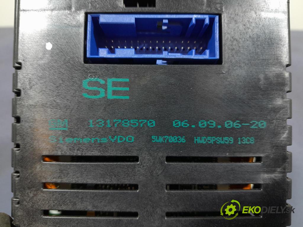 Opel Astra 2006 displej Radio / GPS 13178570