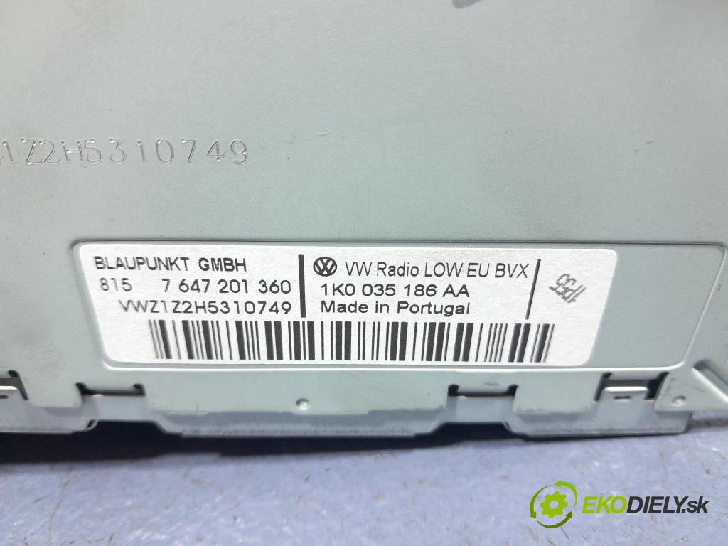Vw Golf 2008 Radio I Navigace: 1K0035186AA