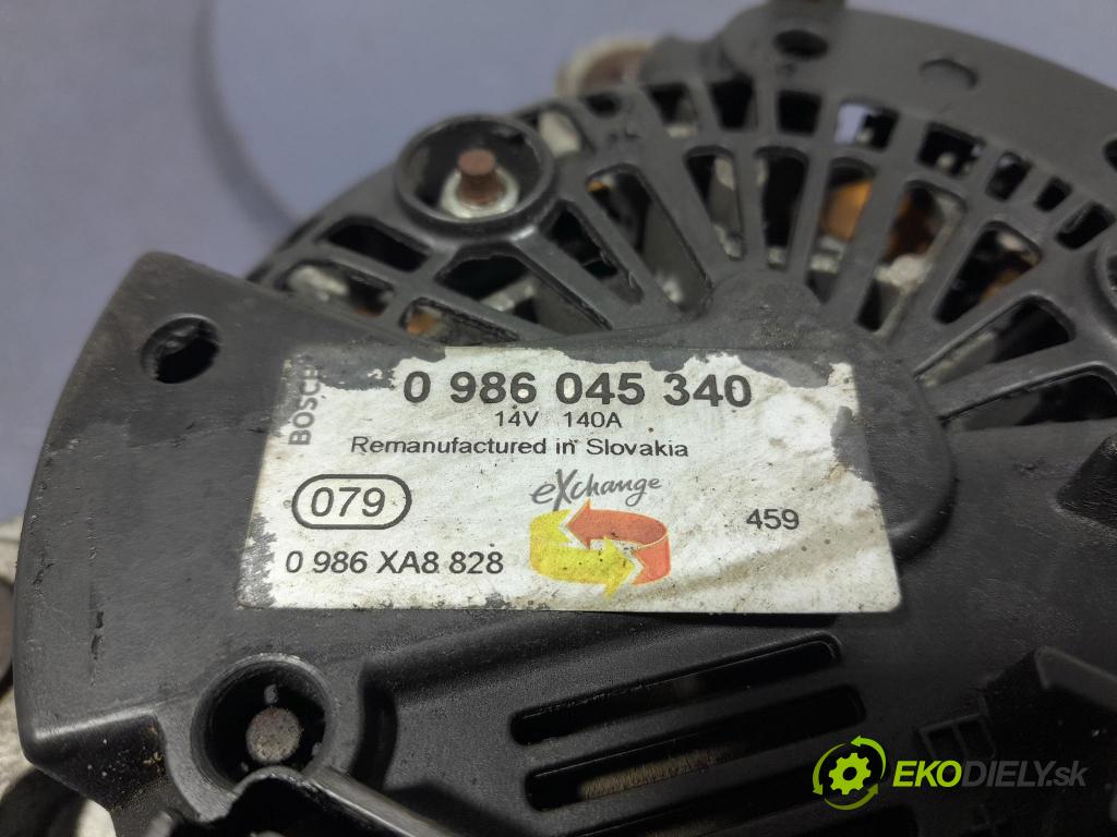 Vw Golf 2008 Alternator 0986045340