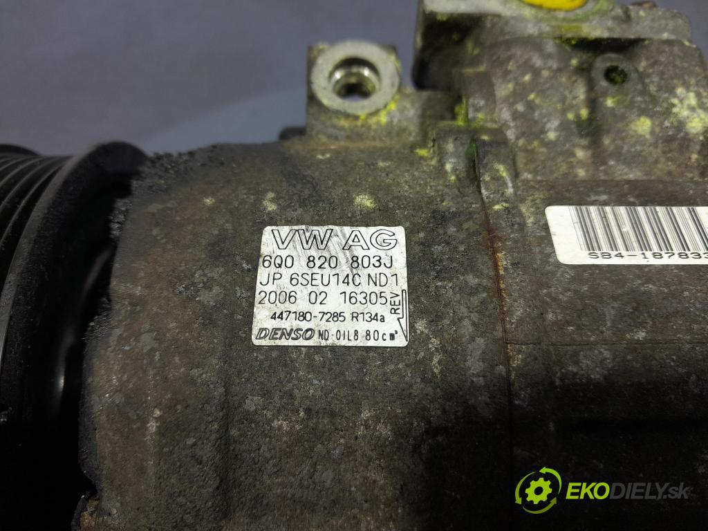 Skoda Fabia 2010 Kompresor: Klimatizace: 6Q0820803J