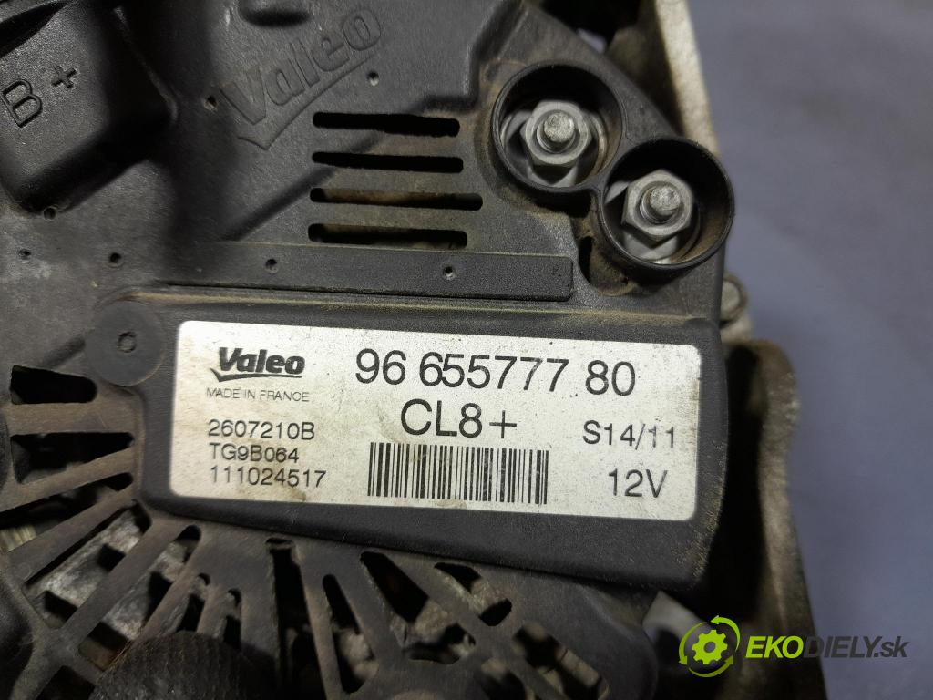 Peugeot 206 2011 Alternator 9665577780