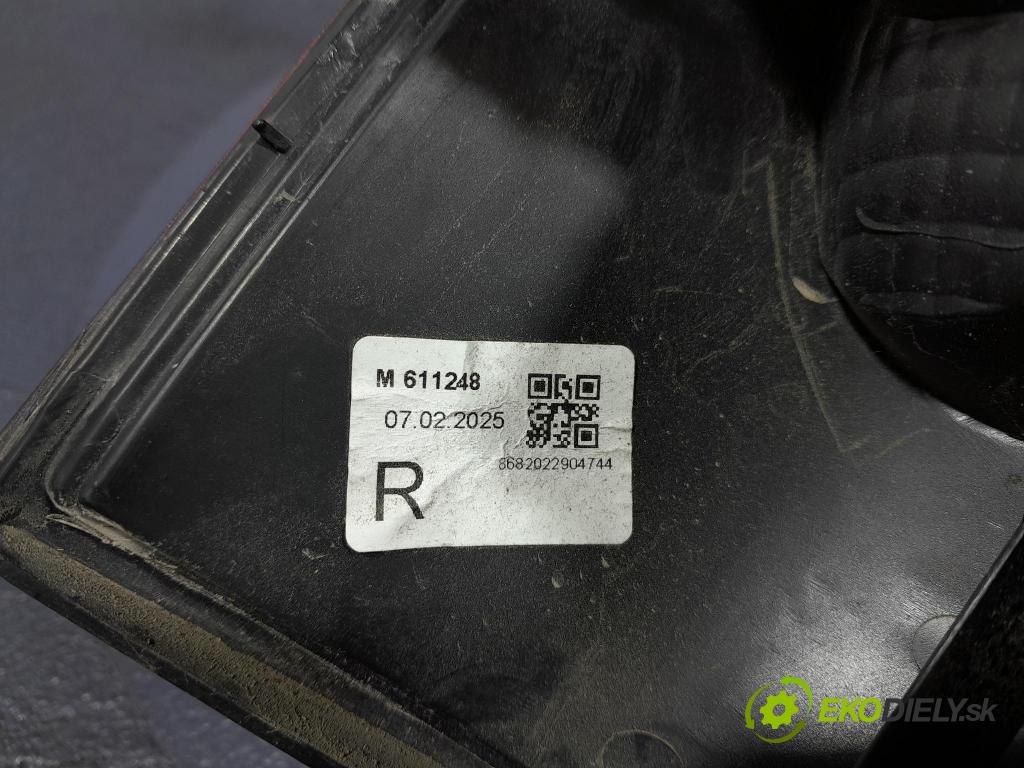 Renault Kangoo 2008 svetlo / reflektor zad Prava: Vonkajsia: M611248