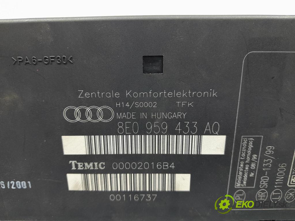 Audi A4 2001 riadiaca jednotka Komfortu 8E0959433AQ