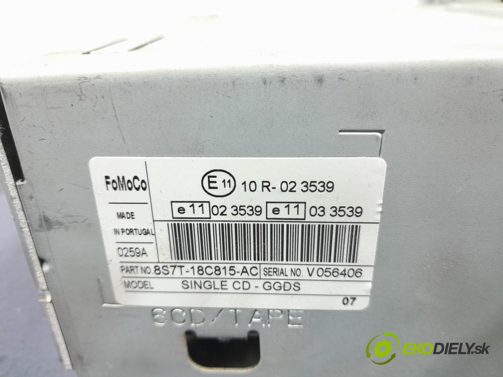 Ford Mondeo 2010 Radio I Navigácia: 8S7T-18C815-AC