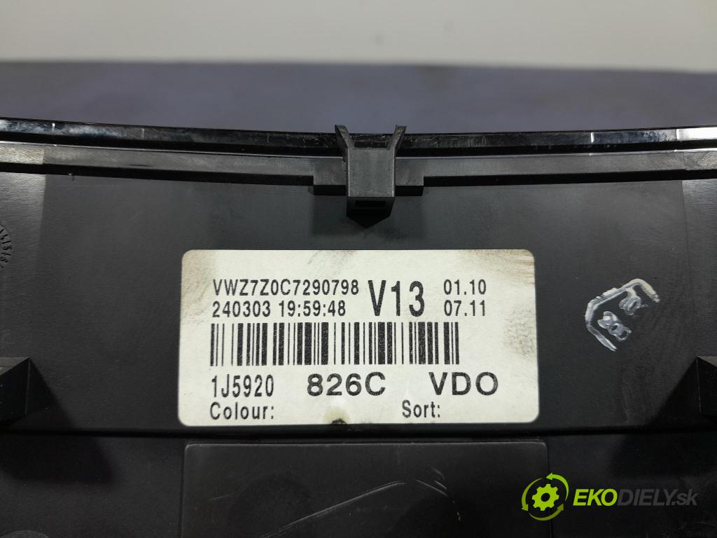 Vw Golf 2003 prístrojovka/ budíky 1J5920826C