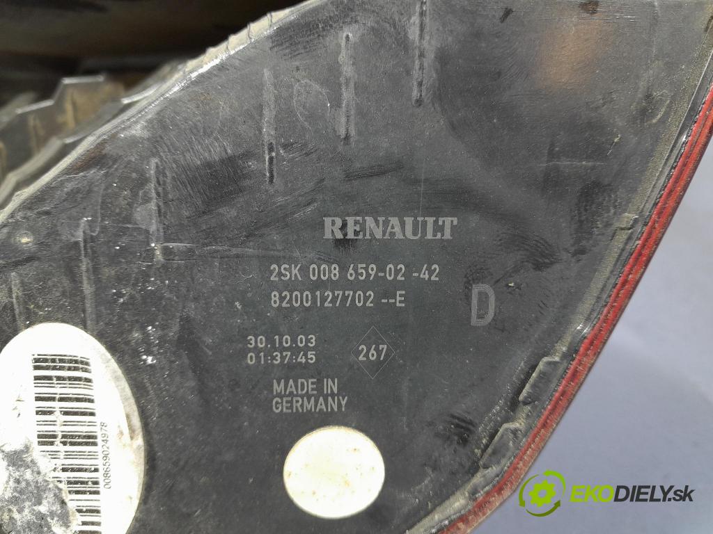 Renault Scenic 2003 svetlo / reflektor zad Prava: Vonkajsia: 8200127702
