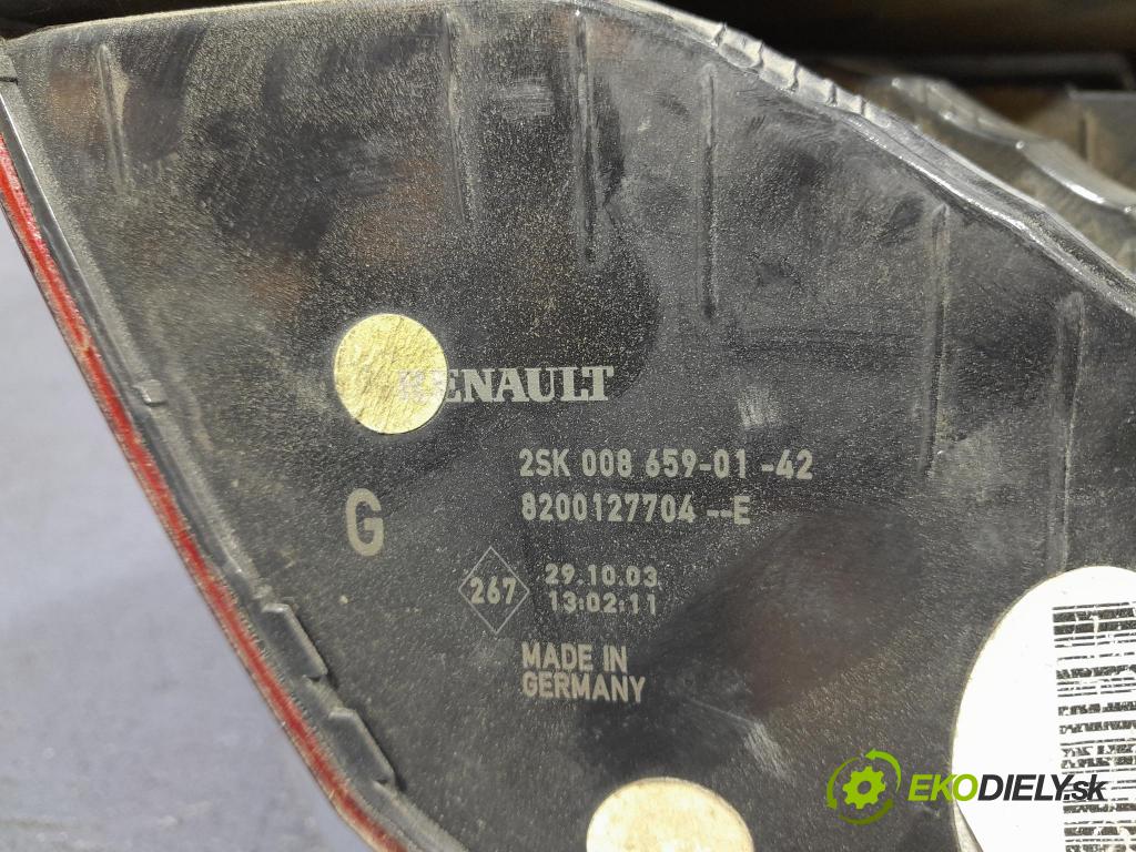 Renault Scenic 2003 svetlo / reflektor zad ľavá Vonkajsia: 8200127704